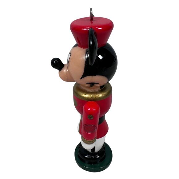 Vintage Mickey Mouse Nutcracker Christmas Ornament Plastic Hanging Collectable - Picture 2 of 7